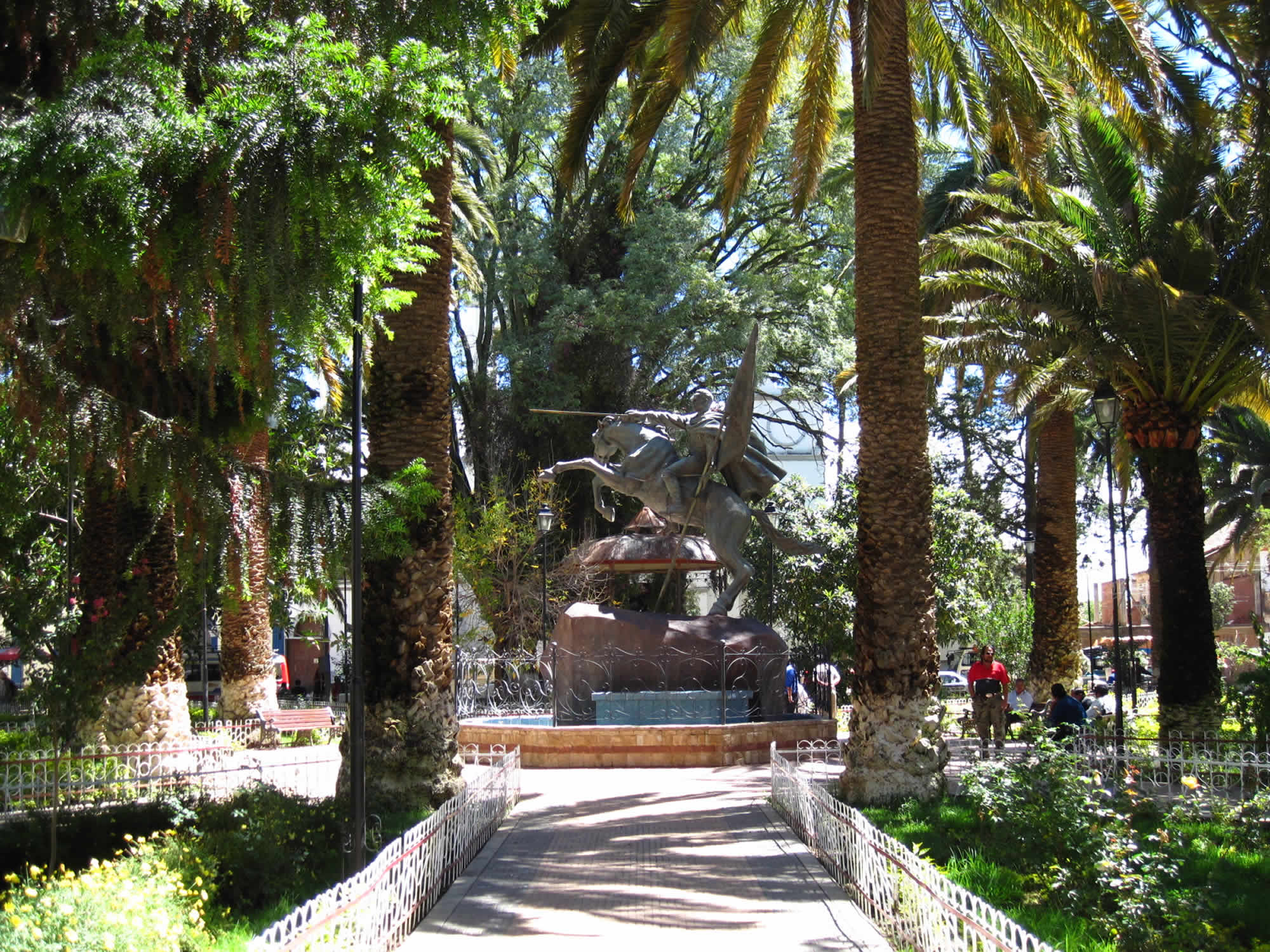 Main plaza of Tarata in the High Valley